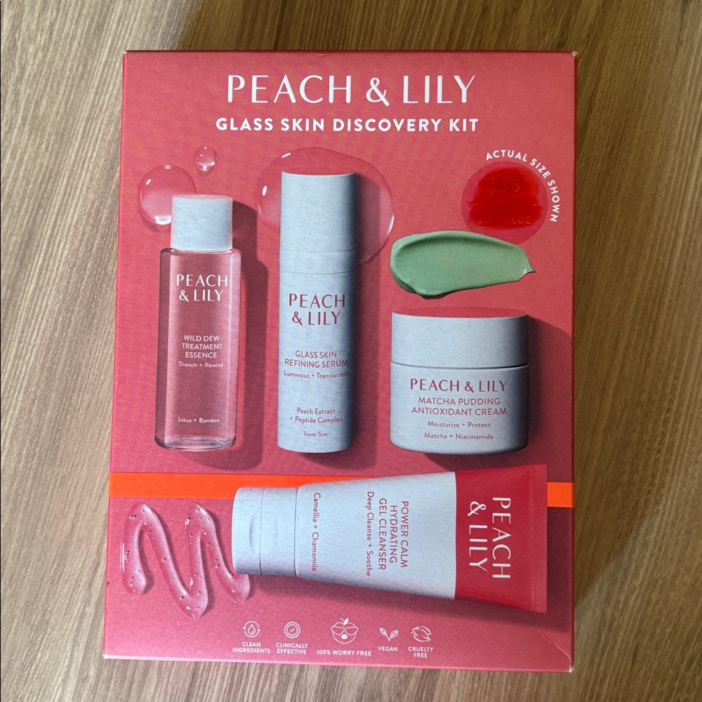 Peach & Lily glass skin discovery set NEW